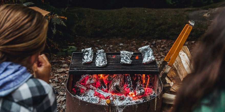 Labor Day Meal Ideas Cooking Over a Campfire