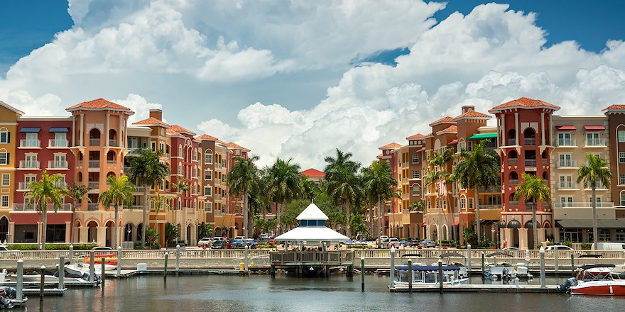 view of downtown Naples, Florida