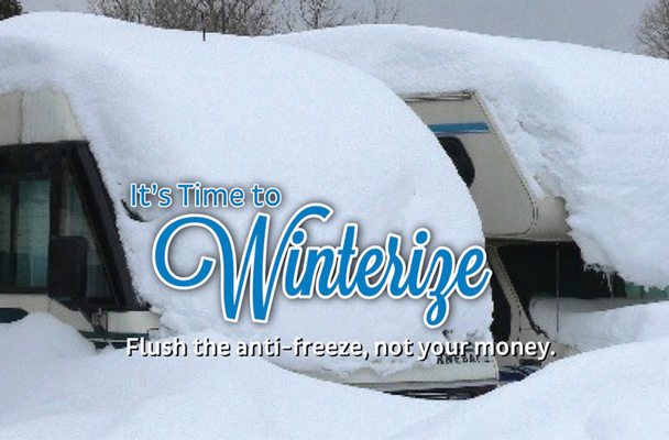 Winterizing your RV or Vacation Rental