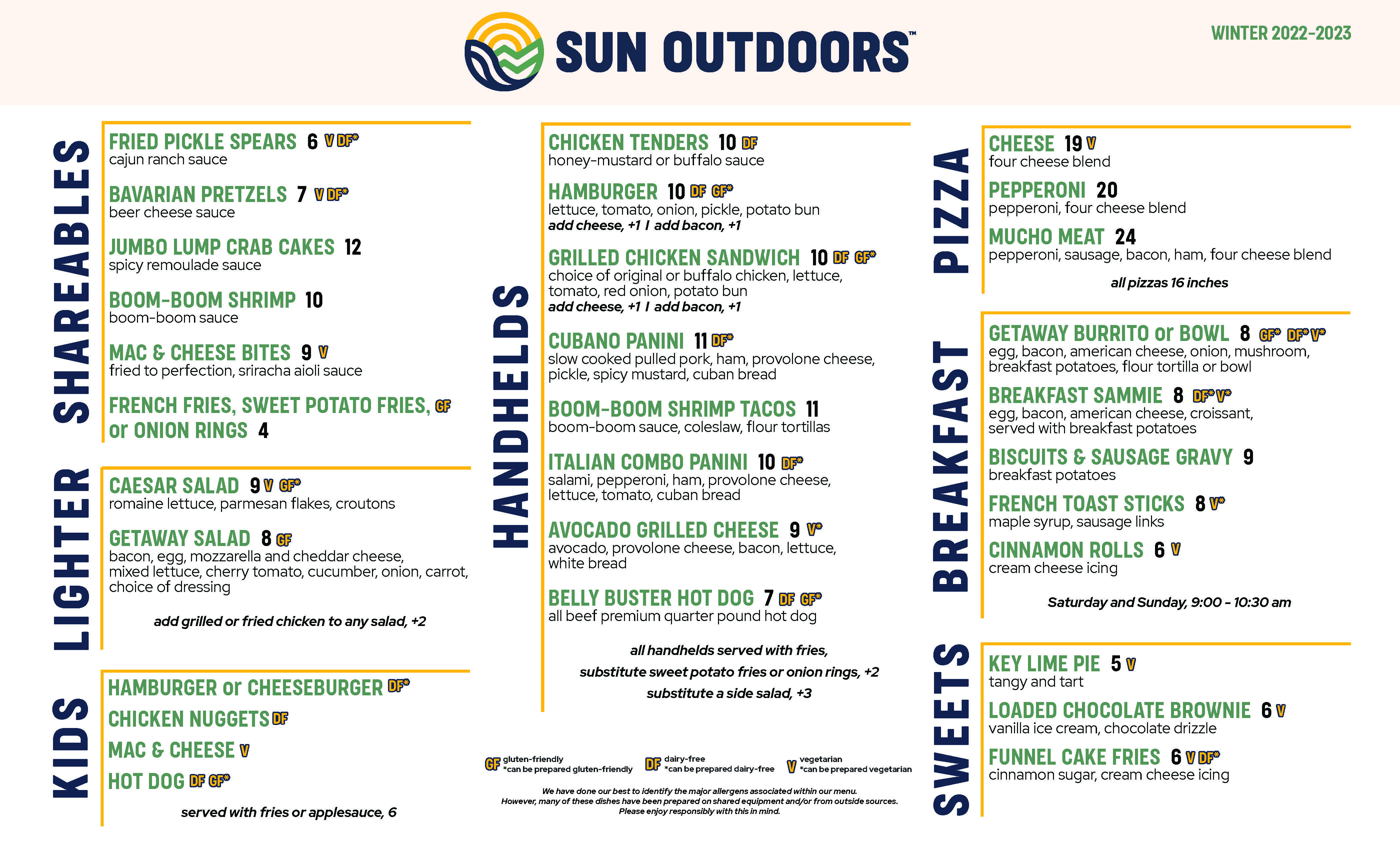 Restaurants at Sun Outdoors Sarasota RV Resort, Sarasota, FL