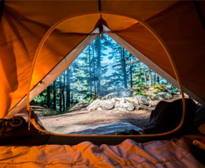 Sun Outdoors offers Tent Camping sites
